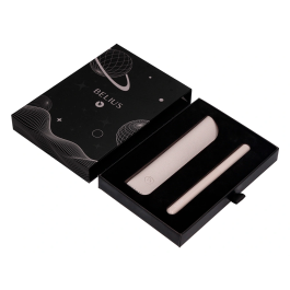 Belius Roller y Funda Similpiel Space B Gris Tinta Azul 0,7 mm Diseño Minimalista Caja Regalo