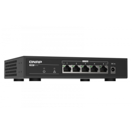 QNAP QSW-1105-5T switch No administrado Gigabit Ethernet (10/100/1000) Negro QNAP QSW-1105-5T switch No administrado Gigabit Ethernet (10/100/1000) Negro