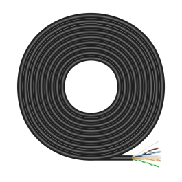 Bobina de Cable RJ45 para Exteriores UTP AWG23 Aisens A135-0675 Cat.6/ 100m/ Impermeable/ Negro Precio: 31.50000018. SKU: B19DYANG4Q
