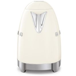 SMEG Tetera KLF04CREU, Estilo 50s, Crema, 1.7 L, 2400 W, Temperatura Regulable