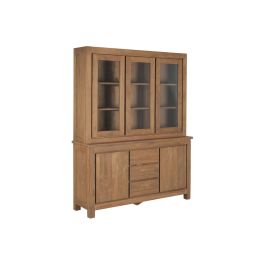 Vitrina Home ESPRIT Cristal madera de teca 160 X 45 X 210 CM Precio: 1592.49999942. SKU: B1G8JNT2MD