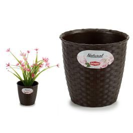 Maceta Natural Stefanplast Chocolate 14x13x14 cm - Interior y Exterior (12 Unidades) Precio: 18.79000046. SKU: S3601803