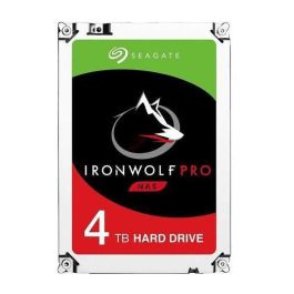Seagate IronWolf Disco Duro HDD 4TB 3.5" SATA 6Gb/s para NAS, con AgileArray y sensores RV, optimizado para entornos multiusuario y RAID Precio: 270.49999999. SKU: S0228658