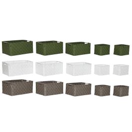Juego de Cestas Home ESPRIT Verde Gris Crema Metal Polipropileno (3 Unidades) Precio: 106.9500003. SKU: B1365PRCB4