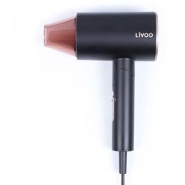 LIVOO Secador de pelo iónico DOS173 1600 W, 3 temperaturas, Plegable, Concentrador de aire Negro/Rosa Precio: 34.50000037. SKU: B1A2MSJWB8