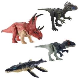Figura dinosaurio jurassic world wild ruge y golpea. - modelos surtidos