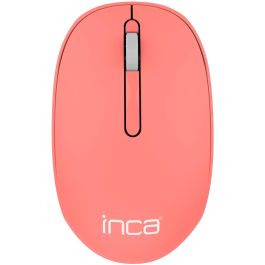 INCA IWM-241RT Ratón Inalámbrico 1200 DPI CANDY DESIGN 3D Rosa, 2.4GHz