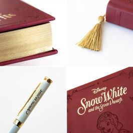 ERIK Set Cuaderno A5 tapa dura 200 hojas + Bolígrafo Blancanieves Disney, en caja de regalo