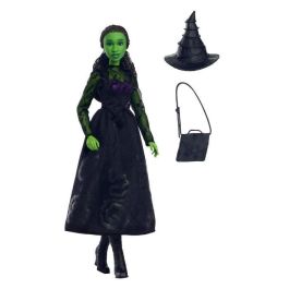 Mattel Hxt62 Muñeca de Moda Elphaba Thropp inspirada en Wicked con vestido, mangas de encaje, botas y sombrero Mattel Hxt62 Muñeca de Moda Elphaba Thropp inspirada en Wicked con vestido, mangas de encaje, botas y sombrero
