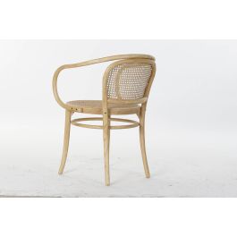 DKD Home Decor Silla Horeca Medallon fuyan 58x79.5x58 cm Olmo Ratan Natural