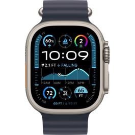 Apple Watch Ultra 2 GPS + Cellular - 49 mm - Caja de titanio natural - Brazalete Ocean Band azul marino