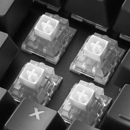 Sharkoon SKILLER SGK60 Teclado Gaming Mecánico Alámbrico USB QWERTY Kailh Box White Negro RGB US-Layout