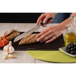 Arcos Cuchillo Panero con Sierra Serie Riviera 200mm Acero Nitrum® Mango Polioximetileno Antibacterias Negro