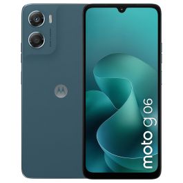 Motorola moto g06 17.5 cm (6.88") 4GB RAM 256GB Almacenamiento Android 15 Azul