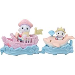 Sylvanian Families SYL5054131058206 - Minifiguras El pequeño tren del mar, ideal para niños a partir de 3 años