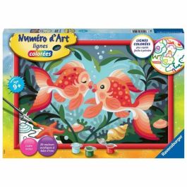 Ravensburger 4005556235995 Número de arte de gran formato - Besos de pescado