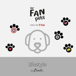 Real Madrid Impermeable para Perro Ajustable, Ropa de Lluvia Talla M Color Azul