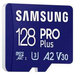 Samsung MB-MD128S Tarjeta MicroSDXC de 128GB, 180MB/s Lectura, 130MB/s Escritura, UHS-I, Clase 10, con Lector USB