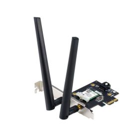 Asus PCE-AXE5400 Adaptador WiFi 6E PCIe Bluetooth 5.2 Tri-Banda (2.4/5/6GHz) 160MHz WPA3 OFDMA MU-MIMO para PC Precio: 55.68999953. SKU: B193QBJ6G3