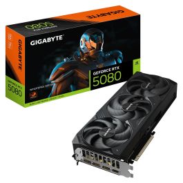 Gigabyte GV-N5080WF3-16GD GeForce RTX 5080 WINDFORCE SFF 16G - Tarjeta gráfica, 16 GB GDDR7, PCIe 5.0, 16-pin, 3 ventiladores, SFF Ready, 7680x4320, 4 pantallas Precio: 1575.95000057. SKU: B18KE8YKLV