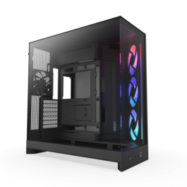NZXT CM-H92FB-R1 H9 Flow RGB Caja PC Midi-Tower Negra con Ventana Lateral e Iluminación RGB, 3x 140mm + 1x 120mm Ventiladores Precio: 164.49999973. SKU: B193KDJB8Z