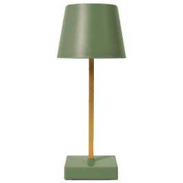Home Deco Factory Lámpara LED Táctil Verde con 3 Intensidades de Luz, 12 LED COB, Sin Cables