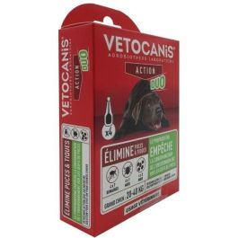 Vetocanis AAAAO07613 - x4 Pipetas Duo Antipulgas y Garrapatas 268mg/80mg para Perros Grandes