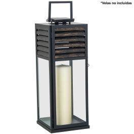 Farol Alexandra House Living Negro Acero