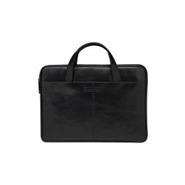 dbramante1928 Bolso para Portátil Silkeborg 15" Negro Piel Full-Grain (2nd Gen) Protección Acolchada para MacBook/PC