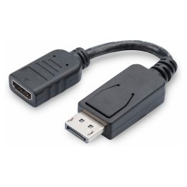 Digitus Adaptador/Convertidor DisplayPort a HDMI, 0,15m, Negro Precio: 33.4999995. SKU: B1ED67DM4A