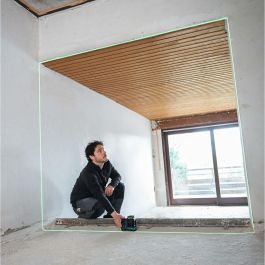BOSCH PROFESSIONAL GLL 12V-100-33 CG - Láser de 3 líneas verdes - Alcance 100 m - Precisión 0,3 mm