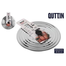 Tapa de acero inoxidable Quttin 28-30-32 cm (12 Unidades) Precio: 37.79000005. SKU: B12BKMBRHB