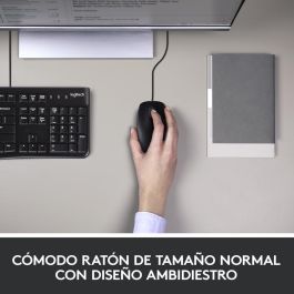 LOGITECH TECLADO + RATON MK120 optico usb 2.0 negro LOGITECH TECLADO + RATON MK120 optico usb 2.0 negro