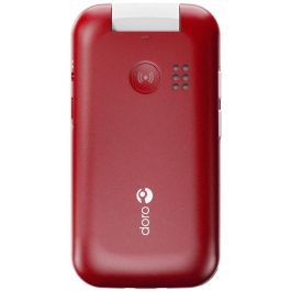 Doro 2880 Teléfono Móvil Plegable 4G Blanco con Pantalla Externa, Teclas Espaciadas y Botón de Asistencia