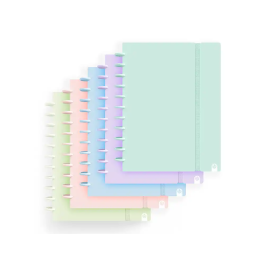 Carchivo Cuaderno Ingeniox Foam A4 80 Hojas Rayado Horizontal Colores Pastel Surtidos