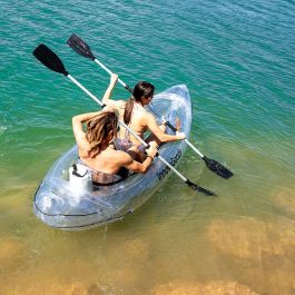 Kayak Hinchable Transparente con Accesorios Paros InnovaGoods 312 cm 2 plazas Kayak Hinchable Transparente con Accesorios Paros InnovaGoods 312 cm 2 plazas
