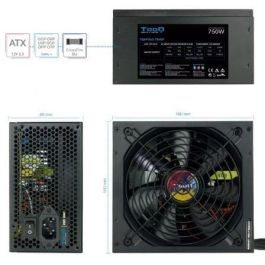 TooQ TQAPOLO-750SP unidad de fuente de alimentación 750 W 20+4 pin ATX ATX Negro TooQ TQAPOLO-750SP unidad de fuente de alimentación 750 W 20+4 pin ATX ATX Negro