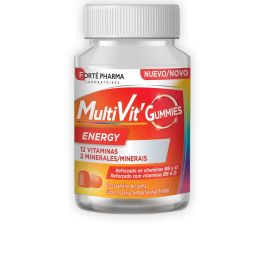 Forté Pharma MULTIVIT ENERGY gummies 60 u Gominolas Multivitamínicas con Vitaminas y Minerales para Energía y Sistema Inmunitario, Sabor Naranja-Limón Precio: 10.5000005. SKU: B17H63VP88