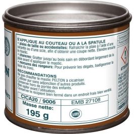 Pelton Masilla Curativa para Árboles - 195g - Protege y Cura Heridas de Podas y Mordeduras de Caza en la Corteza