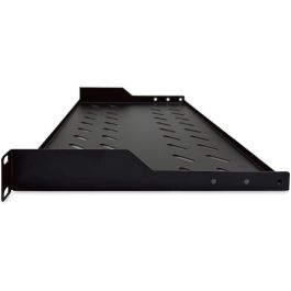 Digitus Estante Fijo Perforado 1U para Racks 19" Profundidad 400mm, 45x483x250 mm, Carga hasta 15 kg, Negro RAL 9005