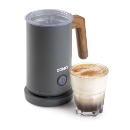 Domo DO745MF Espumador de Leche 500 W 150 ml Base 360° Gris/Madera