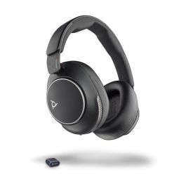 Poly Voyager Surround 80 UC Auriculares Inalámbricos Bluetooth USB-C Diadema Supraaural Negro para Música y Uso Diario