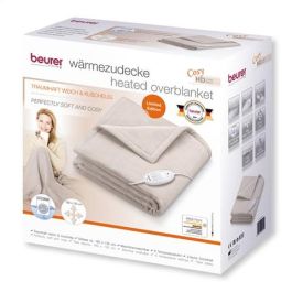 Beurer HD-75 Manta Eléctrica Blanca de Tacto Suave con 6 Niveles de Temperatura y Sistema de Seguridad BSS Beurer HD-75 Manta Eléctrica Blanca de Tacto Suave con 6 Niveles de Temperatura y Sistema de Seguridad BSS