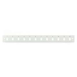 Digitus Panel Frontal Caja Empalmes Fibra Óptica 1U Cierre Rápido 12x LC DX SC SX E2000 SX Gris