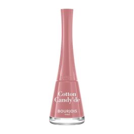 Bourjois 1 SECONDE Esmalte de Uñas #050 Cotton Candy Ultrabrillante Cobertura 1 Capa Secado Rápido 50s Cepillo Abanico 9 ml