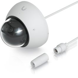 Ubiquiti Cámara Domo 4K (3840x2160) 8MP PoE Resistente al Vandalismo IP66 IK10 con IA, Visión Nocturna IR Larga Distancia