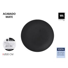 Plato Postre Melamine Black 20 cm - La Mediterranea (24 Unidades) Precio: 30.94999952. SKU: B1CKPCTQ4Y