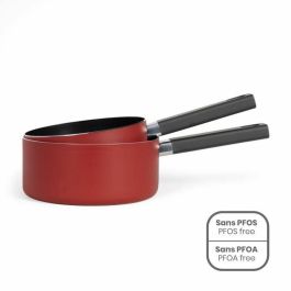 Livoo MEP154R Juego de 2 cacerolas antiadherente sin PFOA/PFOS con mango de silicona, apto para todo tipo de fuegos, inducción Livoo MEP154R Juego de 2 cacerolas antiadherente sin PFOA/PFOS con mango de silicona, apto para todo tipo de fuegos, inducción