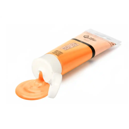 Liderpapel Pintura Acrílica Tubo de Plástico 60 ml Color Naranja Permanente