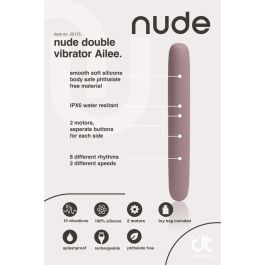 Vibrador Dream Toys Nude Morado Vibrador Dream Toys Nude Morado